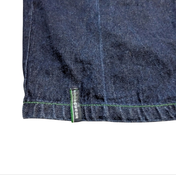 Rocawear Jeans Baggy Linen Cotton Blend 50 x32 Y2K Retro - Picture 7 of 11